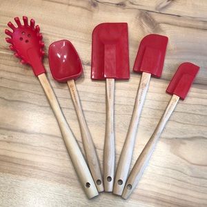 Le Creuset Spatula Set RED